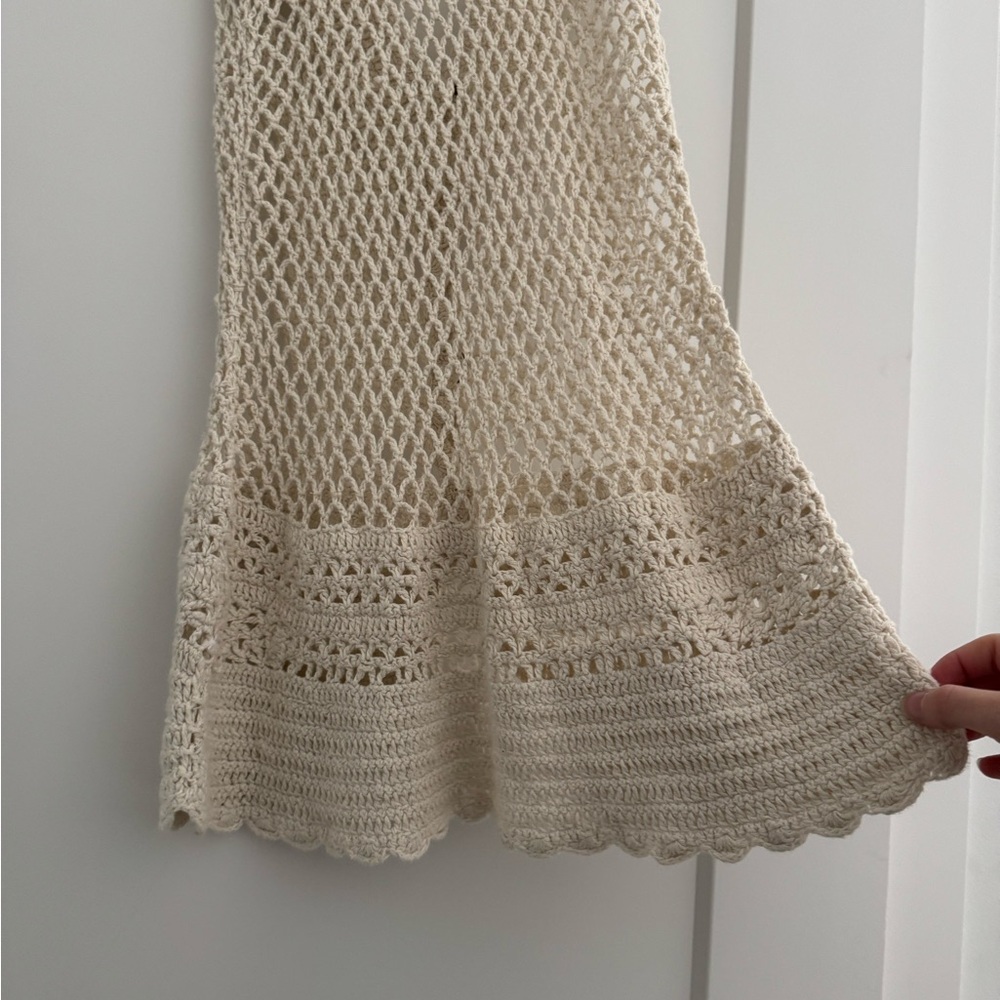 Vintage‎ crochet sweater cardigan - Picture 4 of 5
